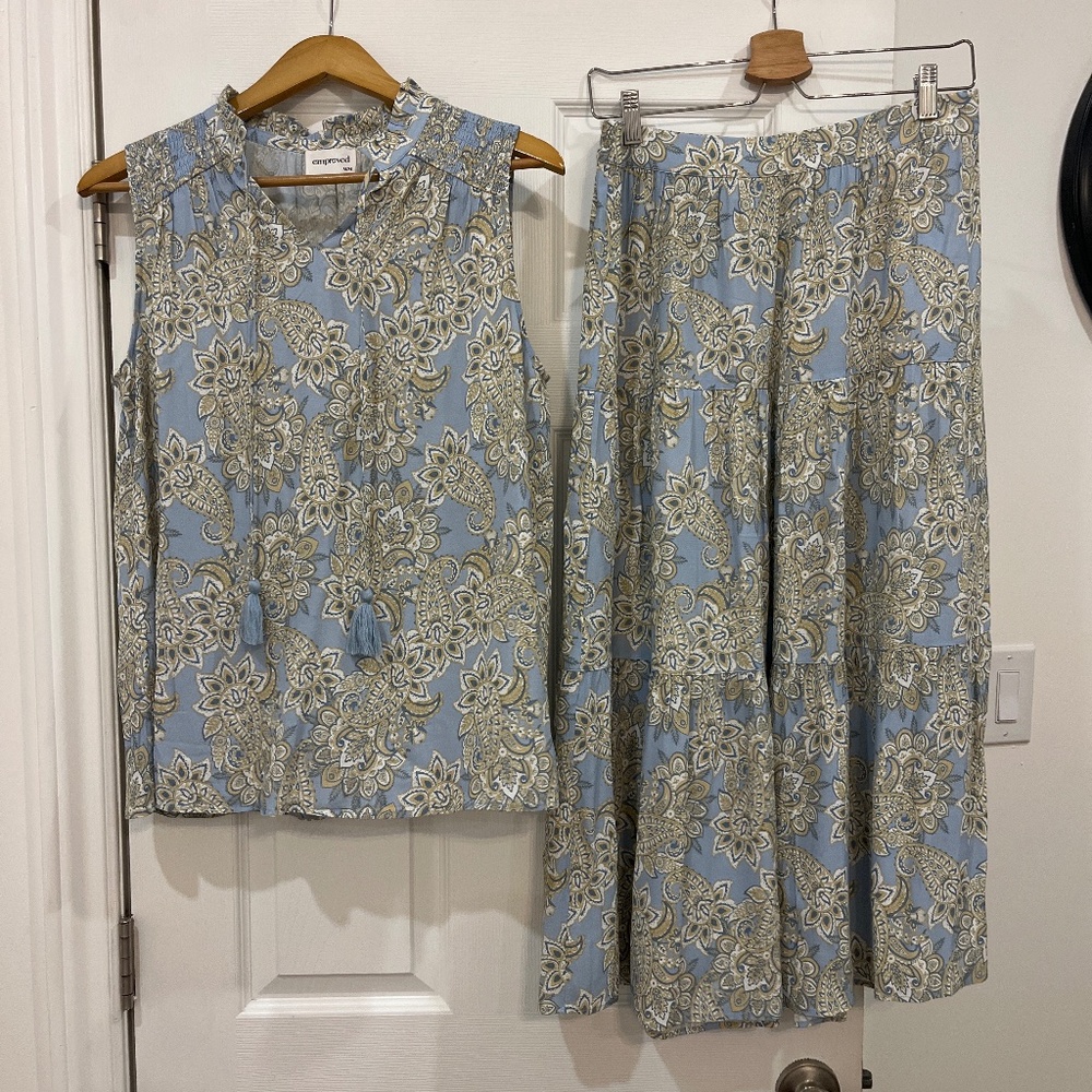 Emproved boho two piece set